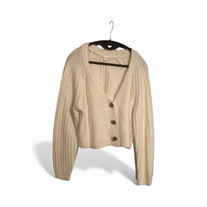 GB girls White Button-Up Cardigan